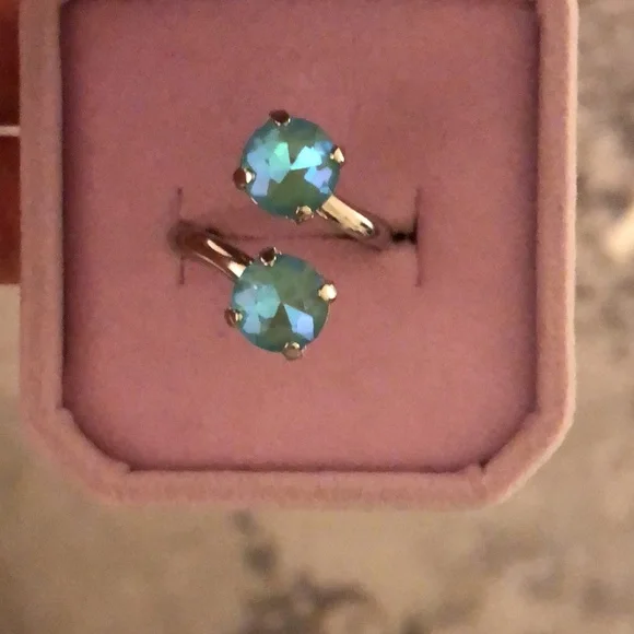 Aquamarine Crystal Statement Ring - Picture 8 of 12